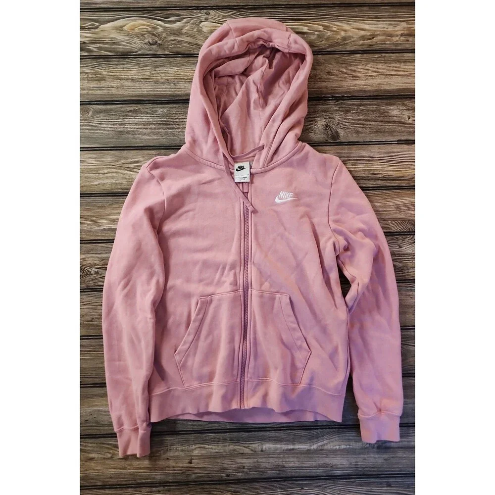 Kid's Small Pink Nike zip up hoodie